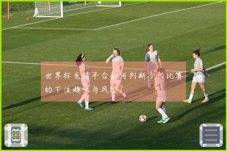 世界杯竞猜平台如何判断冷门比赛的下注趣味与风险？